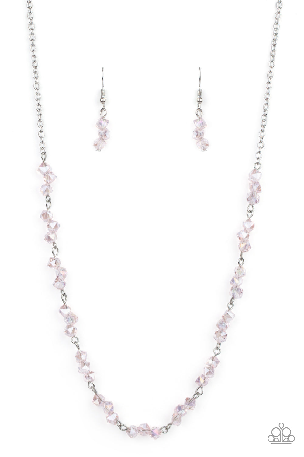 Incredibly Iridescent - Pink necklace