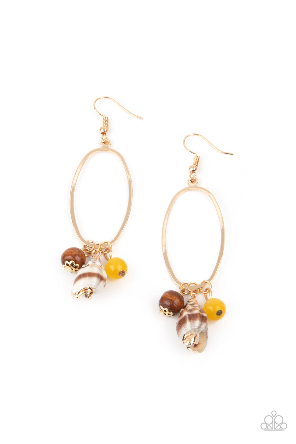 Golden Grotto - Yellow earring