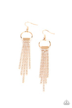 Load image into Gallery viewer, Tapered Twinkle - Gold earring

