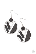 Load image into Gallery viewer, Petrified Posh - Black earring
