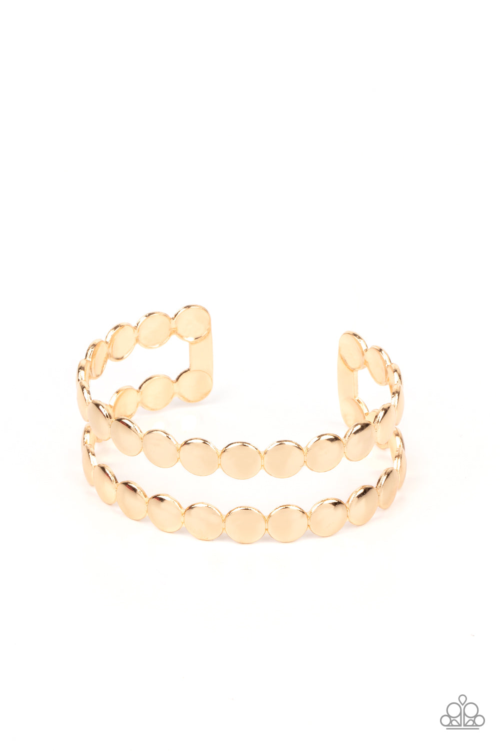 On The Spot Shimmer - Gold bracelet