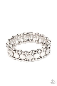 Metro Magnetism - Silver bracelet
