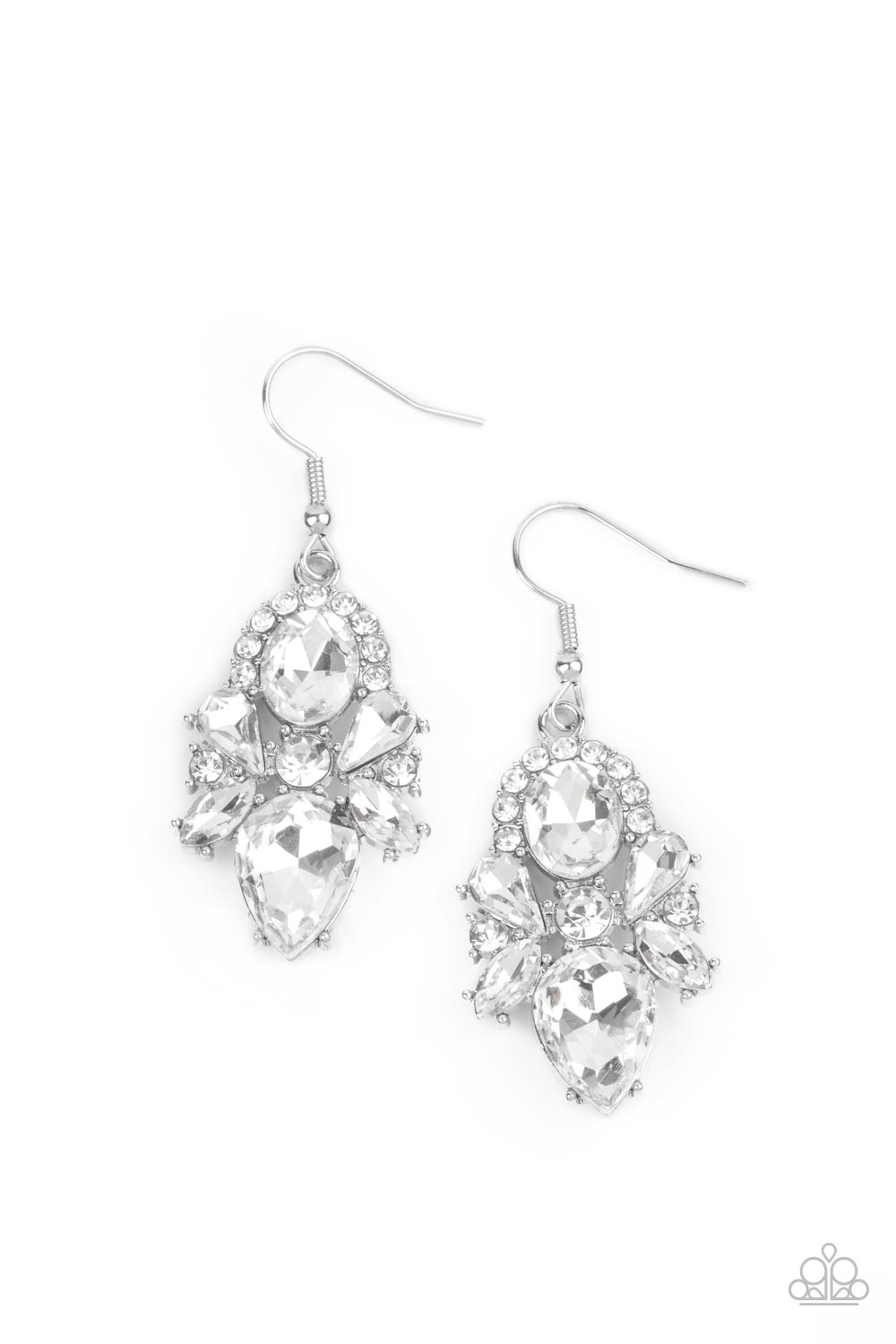 Stunning Starlet - White earring