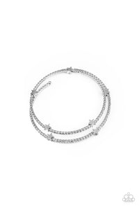 Let Freedom BLING - White bracelet