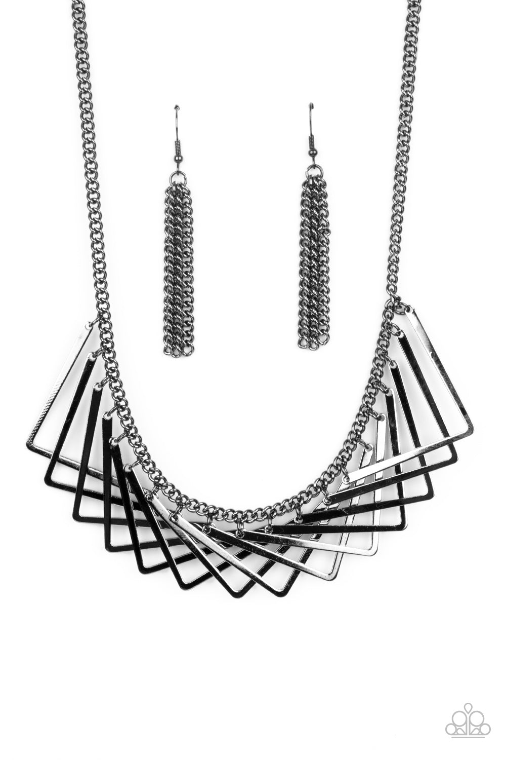 Metro Mirage - Black necklace