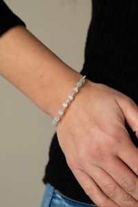 Tea Party Twinkle - White bracelet