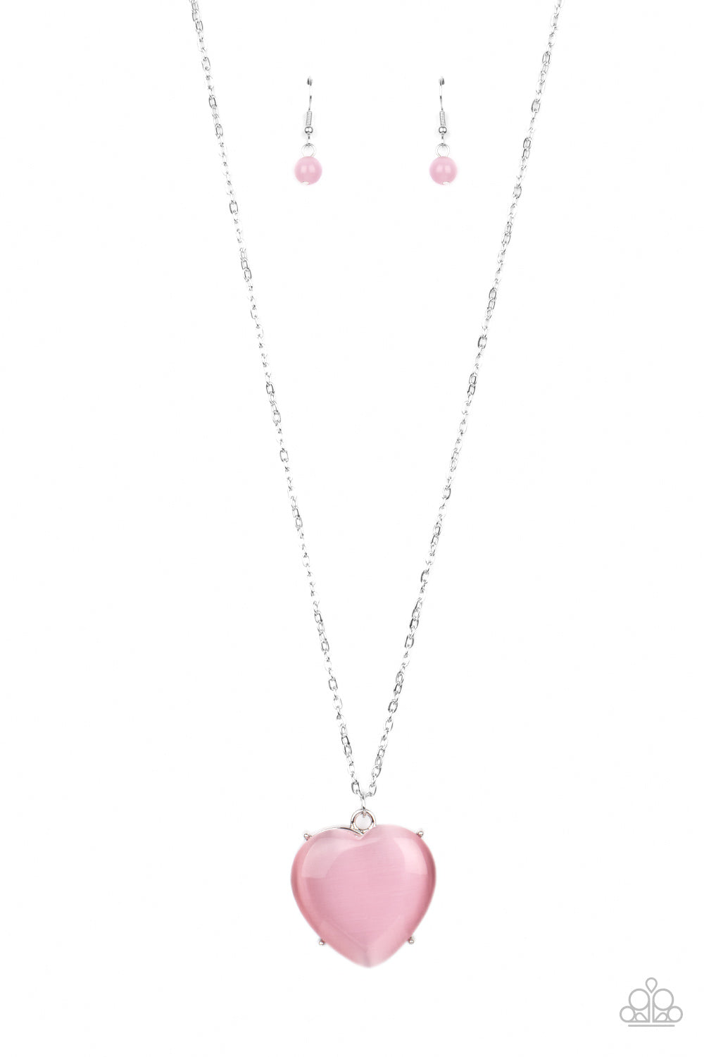 Warmhearted Glow - Pink necklace