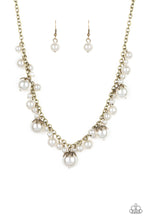 Load image into Gallery viewer, Uptown Pearls Brass Necklace
