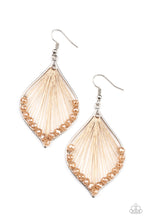 Load image into Gallery viewer, Pulling at My HARP-strings - Brown earring
