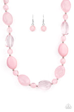 Load image into Gallery viewer, Staycation Stunner - Pink necklace
