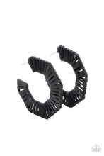 Load image into Gallery viewer, Fabulously Fiesta - Black earring
