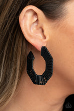 Load image into Gallery viewer, Fabulously Fiesta - Black earring
