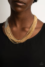 Load image into Gallery viewer, Metallic Merger - Gold necklace
