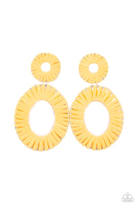 Foxy Flamenco - Yellow earring