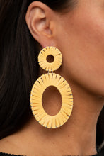 Load image into Gallery viewer, Foxy Flamenco - Yellow earring

