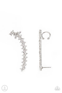 Let There Be LIGHTNING - White earring