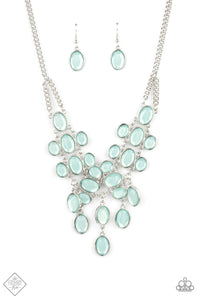 Serene Gleam - Blue necklace