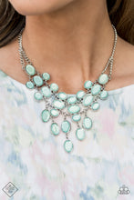 Load image into Gallery viewer, Serene Gleam - Blue necklace
