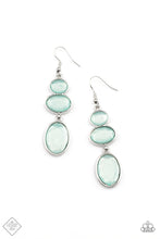 Load image into Gallery viewer, Tiers Of Tranquility blue earring
