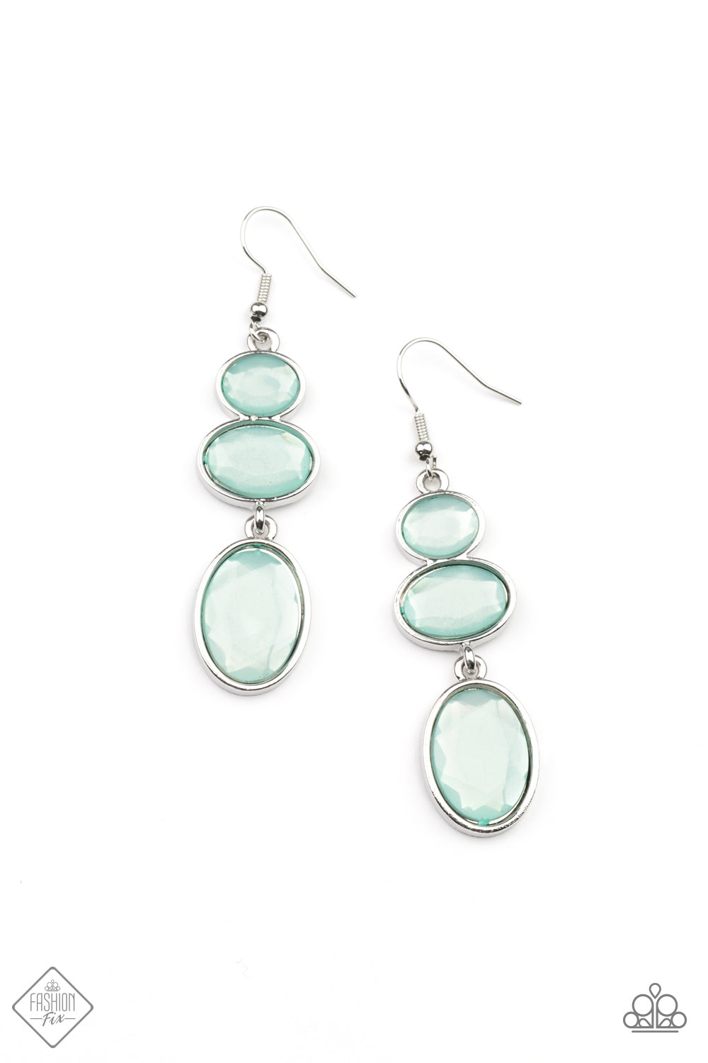 Tiers Of Tranquility blue earring