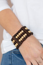 Load image into Gallery viewer, Caribbean Catwalk - Brown bracelet
