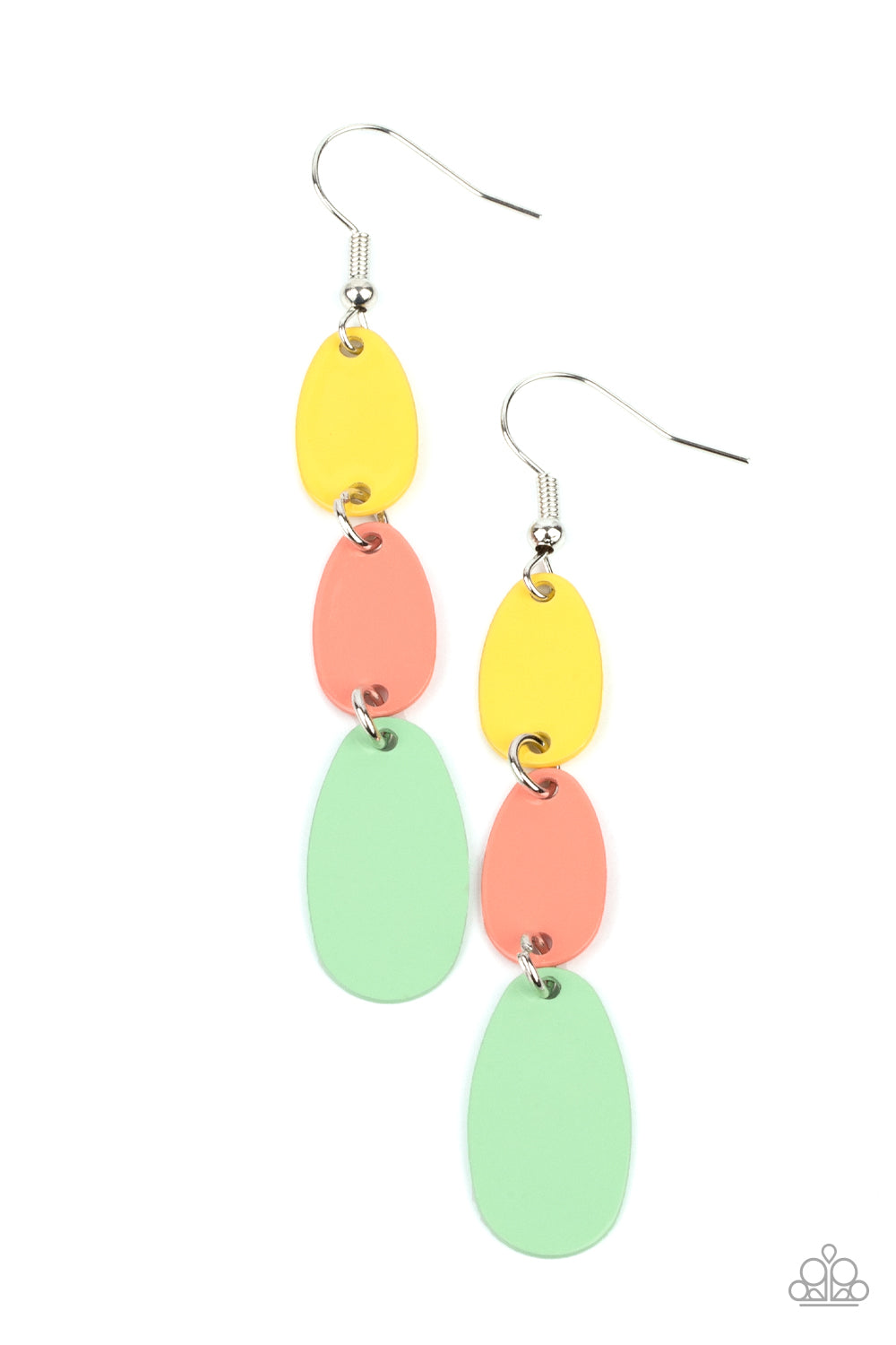Rainbow Drops - Multi earring