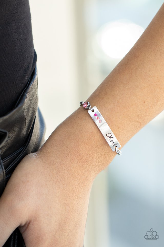 Mom Always Knows Pink bracelet