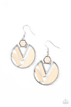 Load image into Gallery viewer, Petrified Posh - White earring
