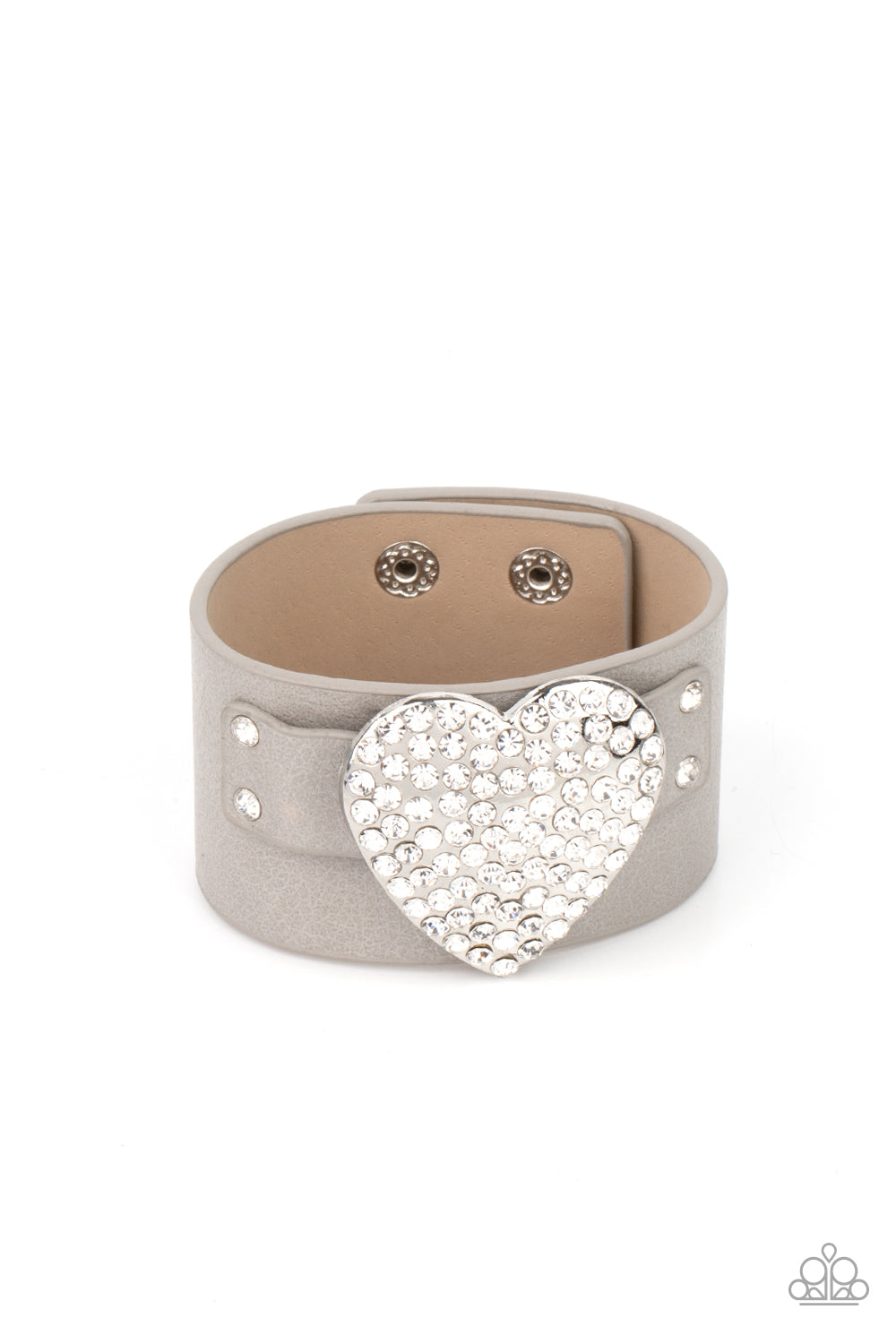 Flauntable Flirt - Silver bracelet