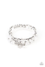 Load image into Gallery viewer, Glacial Glimmer - White bracelet
