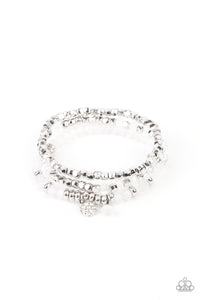 Glacial Glimmer - White bracelet