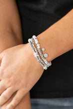 Load image into Gallery viewer, Glacial Glimmer - White bracelet
