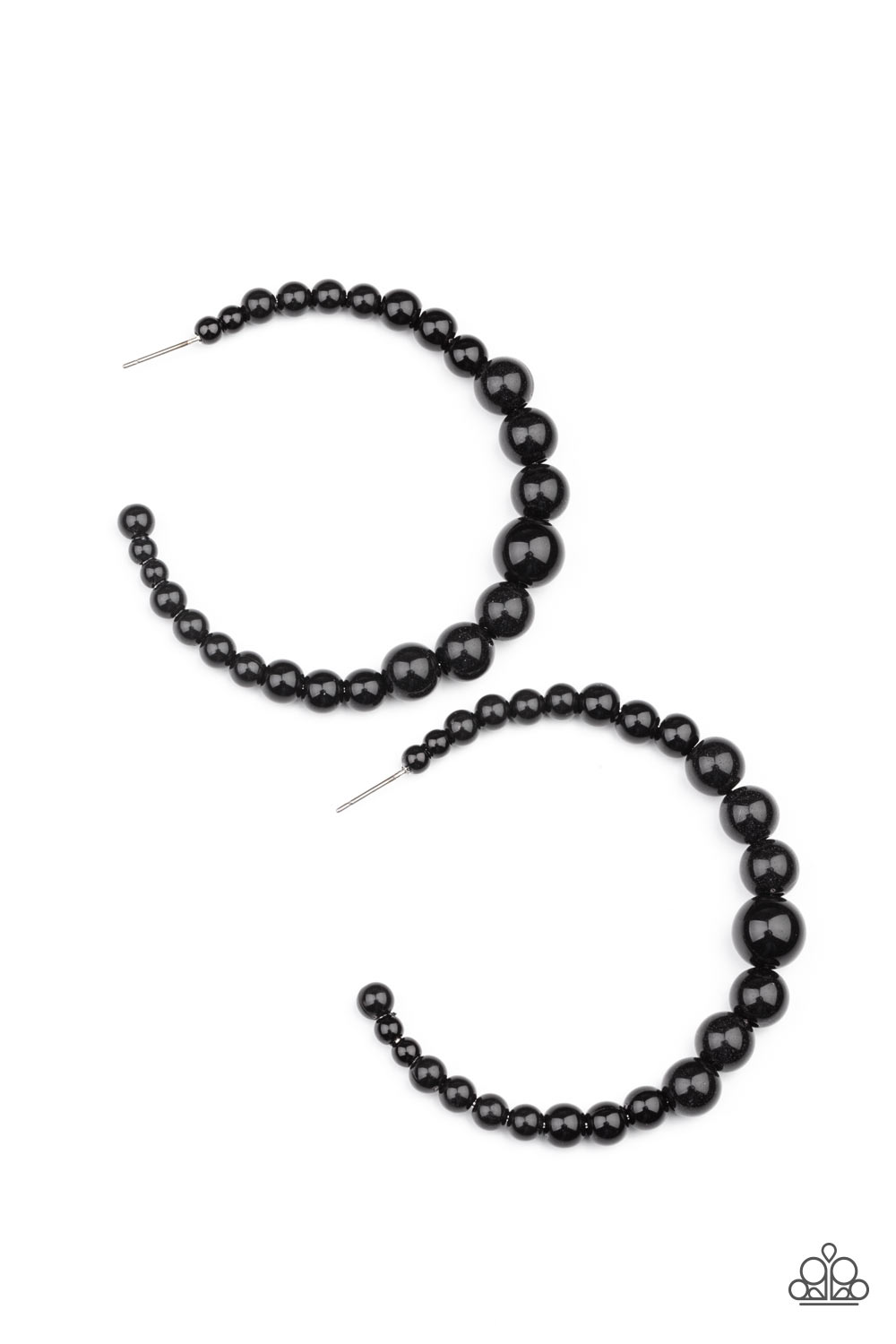 Glamour Graduate - Black earring