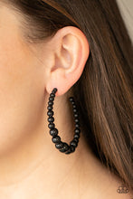 Load image into Gallery viewer, Glamour Graduate - Black earring

