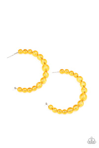 In The Clear - Orange earring