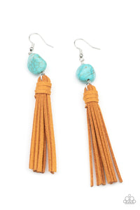 All-Natural Allure - Blue earring