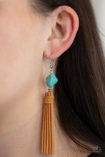 Load image into Gallery viewer, All-Natural Allure - Blue earring
