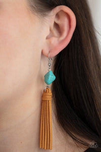 All-Natural Allure - Blue earring