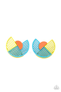 Its Just an Expression - Blue earring
