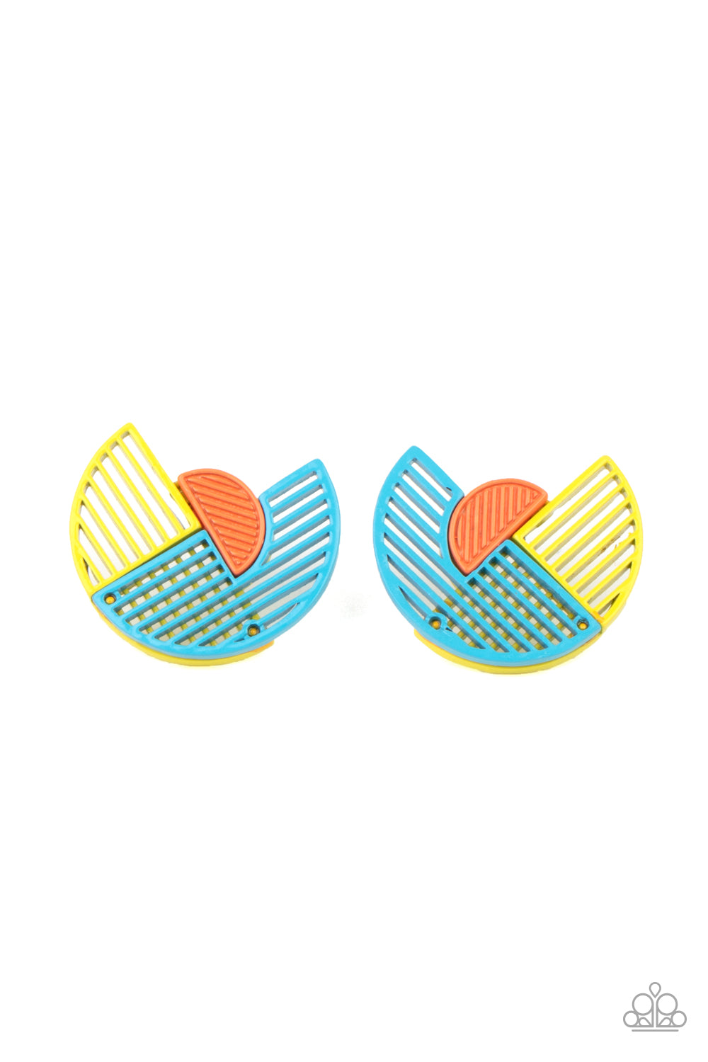 Its Just an Expression - Blue earring