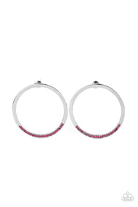 Spot On Opulence - Pink earring