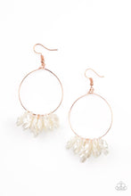 Load image into Gallery viewer, Sailboats and Seashells - Copper earring
