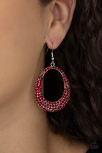 Load image into Gallery viewer, Life GLOWS On - Red earring
