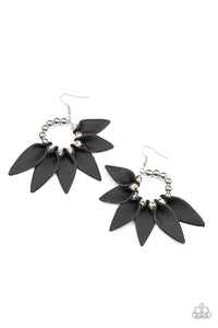 Flower Child Fever - Black earring
