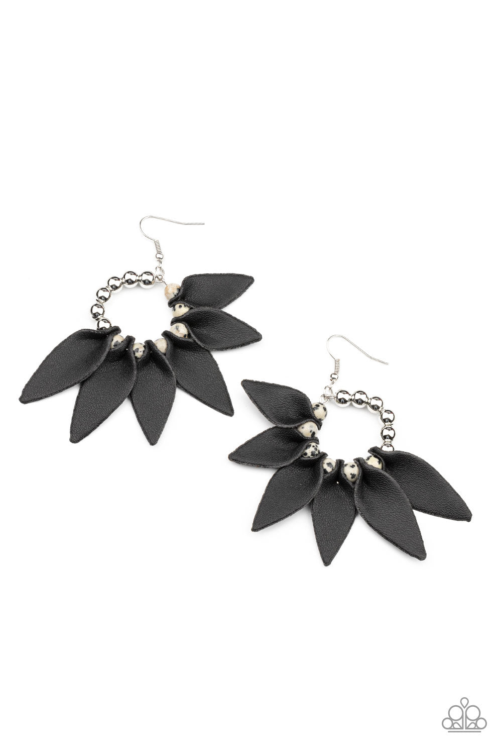 Flower Child Fever - Black earring