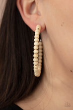 Load image into Gallery viewer, Should Have, Could Have, WOOD Have - White earring
