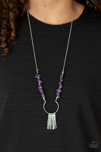 With Your ART and Soul - Purple necklace