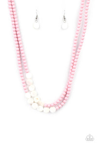 Extended STAYCATION - Pink necklace