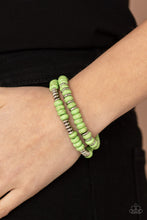Load image into Gallery viewer, Desert Rainbow - Green bracelet
