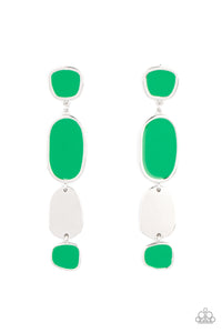All Out Allure - Green earring